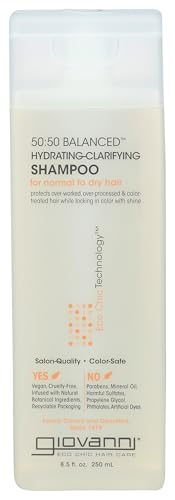 Giovanni Organic 50 50 Balanced Shampoo, 8.5 Ounce - 6 per case.