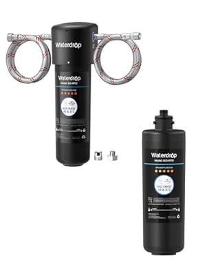 Waterdrop 10UA Under Sink Water Filter System and Waterdrop RF10 Replacement Filter Cartridge for 10UA/10UB Under Sink Water Filter
