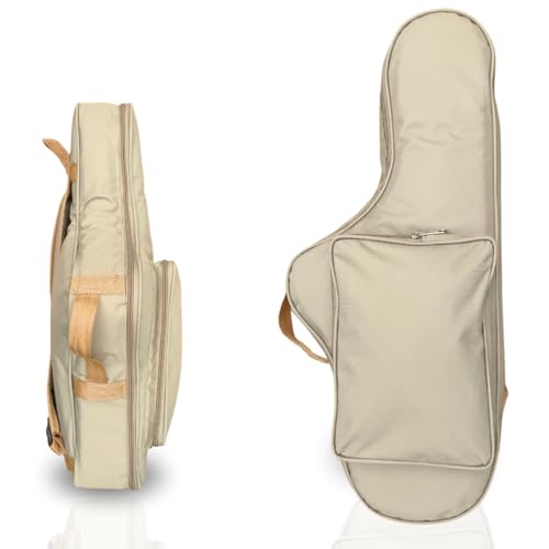 Capa Bag Mochila Super Luxo para Sax Alto Estofada Acolchoada com Espuma, Revestida e Almofadada, Estojo Mochila para Saxofone Alto, Proteção Premium
