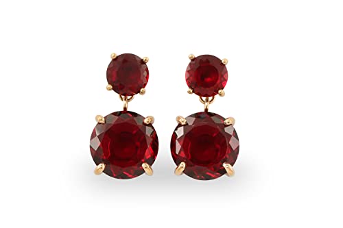 Boucles d'oreilles pendantes grenat : l'accessoire idéal des grandes occasions au quotidien