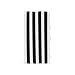 senya Black White Stripes Hand Towel Ultra Soft Luxury Towels for Bathroom 30"x15"