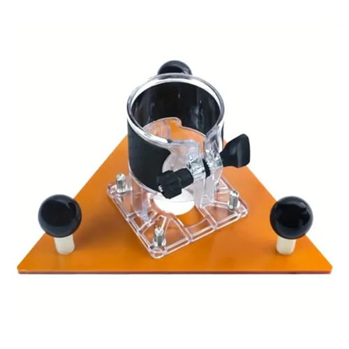 Holzbearbeitung Fräsen Nut Balance Board Flip Plate, Trimmmaschine Router Basis Dreieckplatte Schlitzhalterung Zum Schlitzen Fasen Kurvenschneiden, Router Dreieckplatte