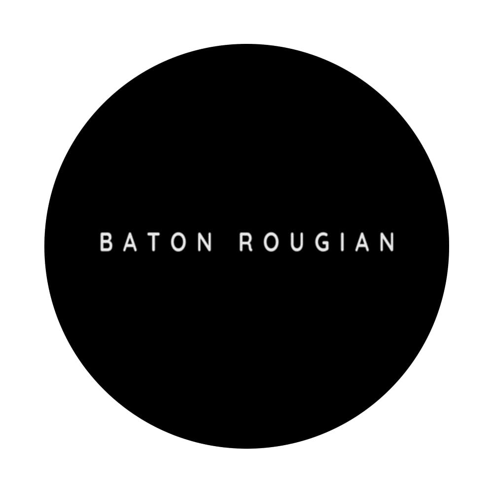 Baton Rougians Pride / Proud Baton Rouge Home Town Souvenir PopSockets Swappable PopGrip, Black - Image 3