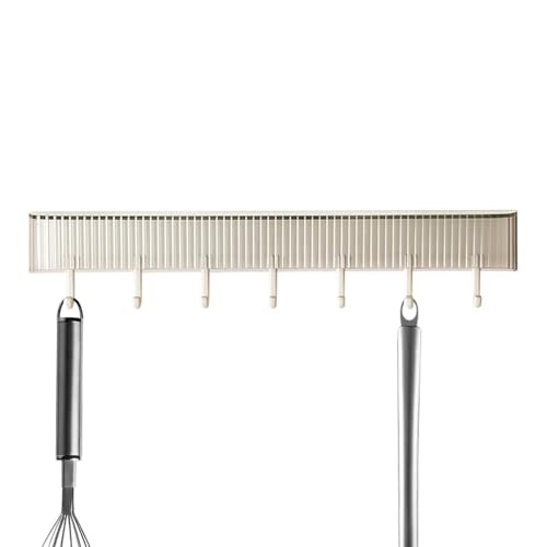 Estante de almacenamiento de cocina, estante adhesivo para tazas, ganchos reutilizables para baños, ganchos para abrigos para dormitorio, sala de estar