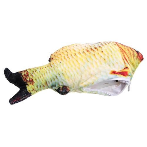 BUGUUYO 1Pc Simulação De Pelúcia Peixe Brinquedo De Peixe Artificial Brinquedo De Pelúcia Boneca De