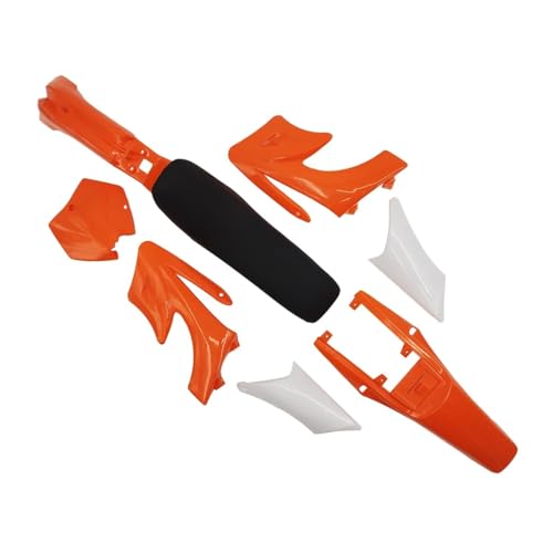 JKNONCBSG Carénage Moto Kit Kit De Carrosserie pour Moto 7 Couleurs Accessoires pour Enfants Dirt Pocket Bike Carénage en Plastique Garde-Boue Coussin De...
