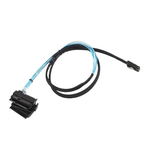 Cable SAS SATA interno 1M con conectores SFF-8087 a SFF-8482 miniatura 3
