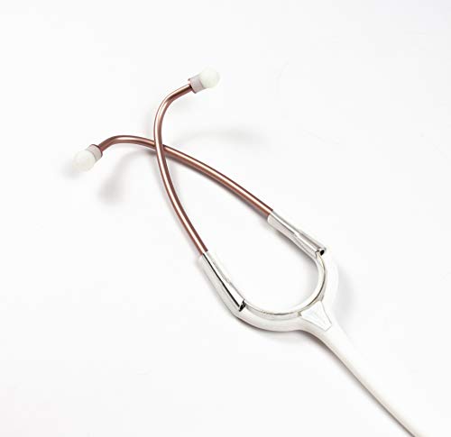 Image of ADC Adscope 619 - Ultra-lite Clinical Stethoscope - Rose Gold /White