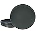 Cesiro częściowy serwis obiadowy. 6 x talerzy płytki. średnica 26 cm. błyszczący ciemnoszary. Zmywarka/kuchenka elektryczna/mikrofalówka/zamrażarka/ bezpieczne dla żywności