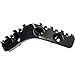 DAT AUTO PARTS Front Right Passenger Side Bumper Cover Support Bracket Mount Retainer Replacement For 2014-2022 Jeep Grand Cherokee Except SRT & Trackhawk Black Textured Plastic CH1033103 68144218AE