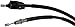 Dorman C661360 Rear Driver Side Parking Brake Cable Compatible with Select Chevrolet Models