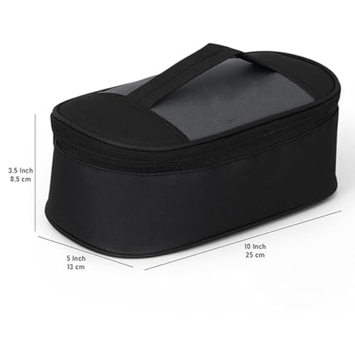 Image of Lunch Tiffin Cover for Office, School Kids Lunch Bag(Size-9H x 23L x 10W Cm, Black,1 Litter)