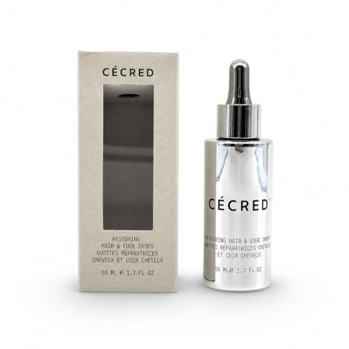 Ccred Restoring Hair & Edge Drops - Daily Peptide Serum for Fuller-Looking Hair Supports Hairline & Scalp Health Strengthens Roots 1.7 fl oz