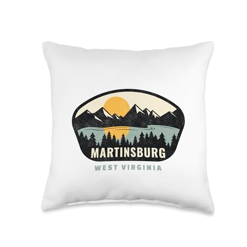 Martinsburg West Virginia, WV Vacation Souvenir Throw Pillow