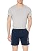 Teddy Smith Short pour Homme - Modèle S-Mickael - Motif Uni - Jogpant - Bleu Total Navy - Taille M