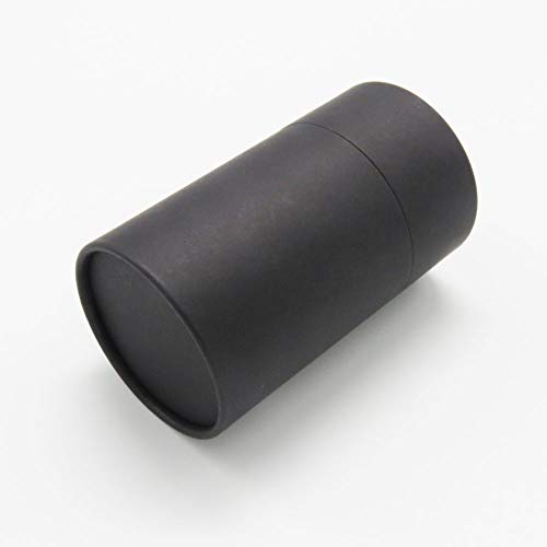 Image of WENPACK 12pack Paperboard Tube with Lid Round Cardboard Box Container (2.84 inch D*4.4 inch H, Black)