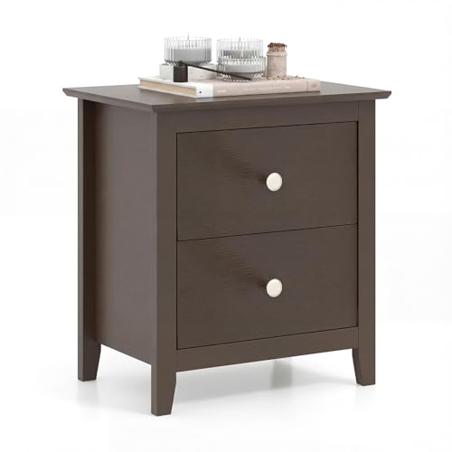 Giantex 2-Drawer Modern Nightstand