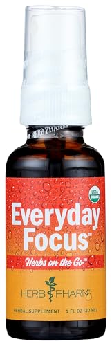 Herb Pharm Herbs on the Go Portable Spray, Everyday Focus, 1 Fl Oz