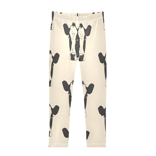 Toddler Girls Leggings Printed Yoga Pants Leggings Cows Head for Kids