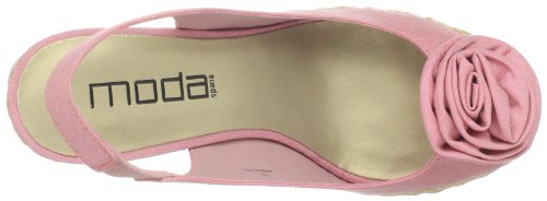 Image of Moda Spana Women's Hide Slingback Espadrille,Blush Cotton Voile,11 M US