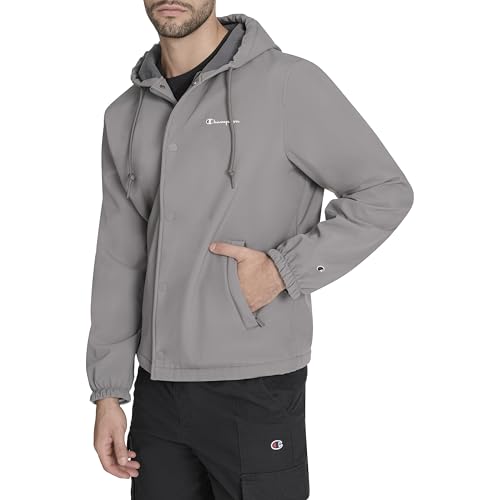 Image of Champion Men's Hooded Coaches Rain Jacket