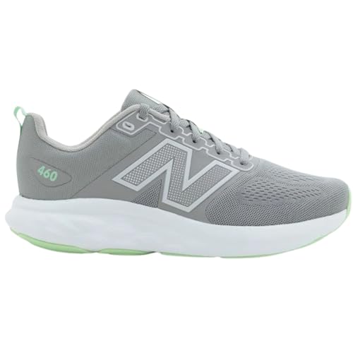 Tenis New Balance 460 V4 Feminino, Cinza Claro/Verde Claro, 37