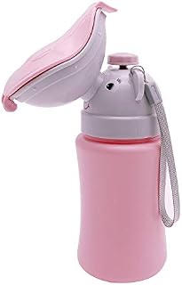 Portable Baby Child Potty Urinal Hygienic Travel Potty Emergency Toilet for Camping Car Travel and Kid Potty Pee Training, Leak Proof Travel Potty Bottle(Girl)