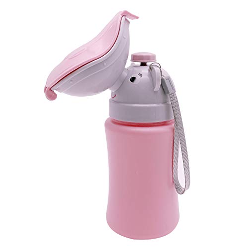 Urinoir Enfant Portable Bébé Enfant Toilettes d'Urgence Portative Pot de Voyage Hygiénique d'Urinoir de Pot de Bébé d'Enfant pour Voyage,Voiture,Camping (Fille)