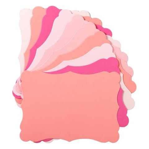 Homtable 50-Pack Blank Kraft Cards 5x7 Inch Cover