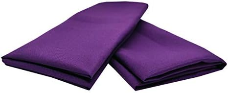 Table_Linen 10pcs Square Polyester Tablecloth Napkins 19'' x 19'' (48cm x 48cm) For Wedding Dinner Restaurant Xmas (RED)
