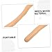 FOMIYES Health Scraping Stick Foot Massager Practical Body Massage Rod Manual Massage Sticks Foot Massage Wood Rolling Bead Massager Back Massage Tool Body Massager Wood Therapy Wooden, Khaki