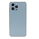 I14pro Max Smartphone, Blauer 6,1-Zoll-Ultra-HD-Bildschirm, 4 GB RAM, 32 GB ROM, Mobiltelefon, Vorne 8 MP, Hinten 16 MP, 6800-mAh-Akku, Gesichtserkennung, 3G-Dual-Sim-Handy für Android 11(EU-Stecker)
