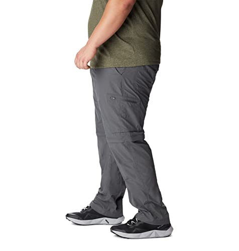 Image of Columbia Men's Silver Ridge Convertible Pant, Breathable, UPF 50 Sun Protection, Grill, 34x34