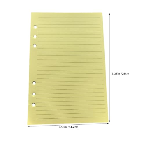 Cuaderno de hojas sueltas tamaño A5 con papel de recambio para notas 2