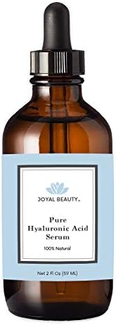 Hyaluronic Acid Serum for Face Skin Lips (2 OZ) 100% Pure All Natural Anti-Aging Serum. Intense Hydration Deep Moisture. Alcohol-Free Paraben-Free