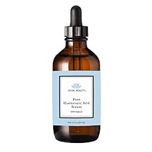 JOYAL BEAUTY Hyaluronic Acid Serum for Face Lips Eyes. 100% Pure Anti-Aging Serum for Skin Care. 2 Types of Hyaluronic Acid with High & Low Molecular Weight to Maximize Absorption and Hydration