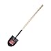 Bully Tools 52515 14-Gauge Steel Round Point Shovel with Long Hardwood Handle