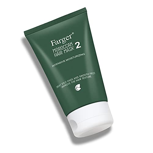 Farger Hydration Argan Oil Hair Mask 2 Reinforcedï¼ŒDeep Conditioner Moisturizing Travel Size Hair Mask 3.5 oz