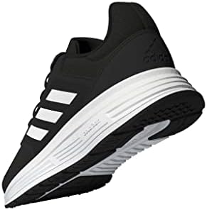 adidas Tênis feminino Galaxy 5, Core Black/Bright White-pitch