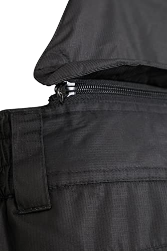 Mountain Warehouse Moon Womens Ski Pants - Isotherm, Microfibre Insulated & Snowproof Trousers, Adjustable Waist & Detachable Braces - for Skiing, Snowboarding Black Women's Size 12 - Image 7
