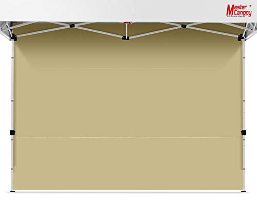Image of MASTERCANOPY Instant Canopy Tent Sidewall for 10x10 Pop Up Canopy, 1 Piece, Gold