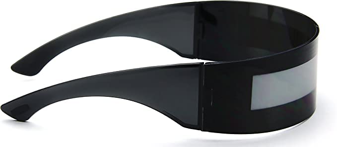 Image of Futuristic Shield Sunglasses Monoblock Cyclops 100% UV400