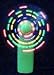 Flashing Panda LED Mini Light-Up Handheld Personal Fan w/Changing Patterns, Assorted Colors