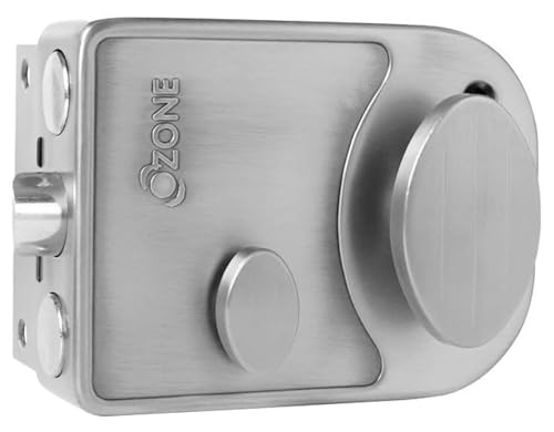 Image of Ozone Night Latch (Single Latch + Double Bolt) for Inside and Outside-Opening Doors | Door Thickness: 30-70mm | (Stainless Steel Finish)