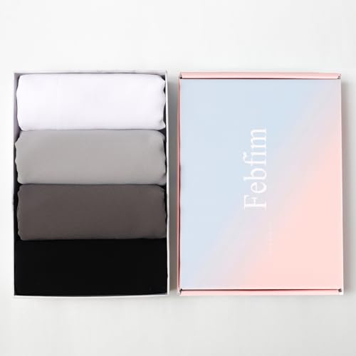 Image of 4 PCS Muslim Women Soft Premium Solid Chiffon Hijab Scarves Shawl Long Scarf Wrap Scarves with Gift Box, Mix Color G, 175*70cm