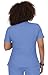 KOI Lite Philosophy Women's 3-Pocket Mock-Wrap Scrub Top True Ceil Small