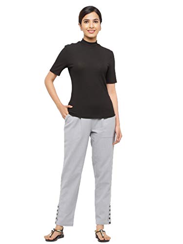Image of Jaipur Kurti Women's Pleat-Front Regular Pants