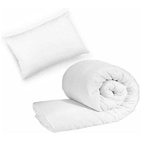 Sleep&Snuggle Luxury Anti-Allergy Baby Cot Bed Duvet with Pillow - Hollowfibre Soft Filling-Hypoallergenic Cover (4.5 Tog) Cover