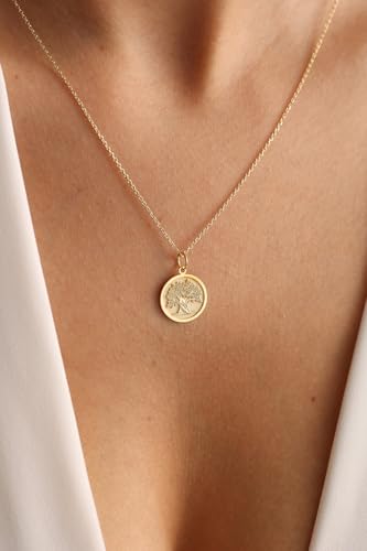 Colgante de olivo de plata de ley con cadena de 45 cm ideal para realzar tu look diario de mujer 4