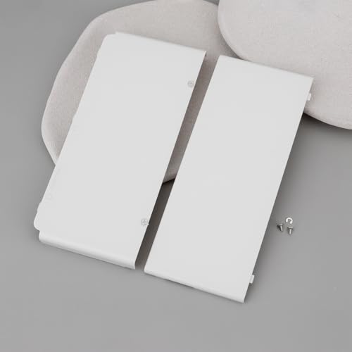 Image of Front Back Faceplate Plates Upper Battery Housing Shell Cover Compatible with Nintendo New 3DS 2015 Version, White